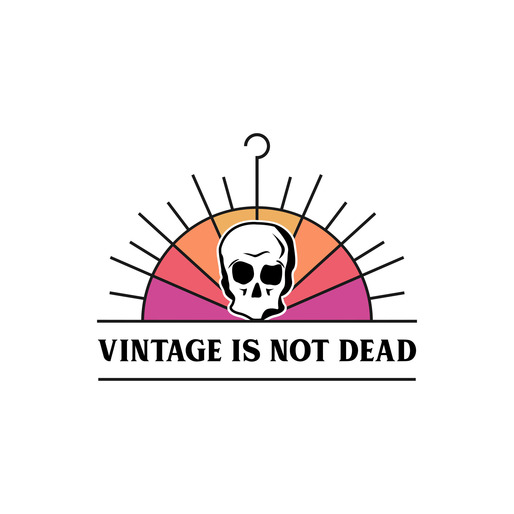 vintage is not dead logo